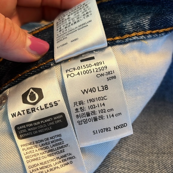 Levi's 550 Men's Jeans Relaxed Fit Size 40Wx38L - Picture 6 of 10